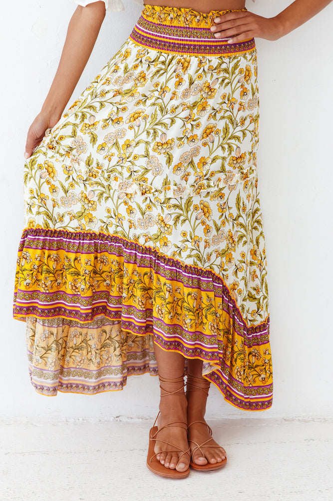 Dandelion Wishes Maxi Skirt-Seaa Fashion