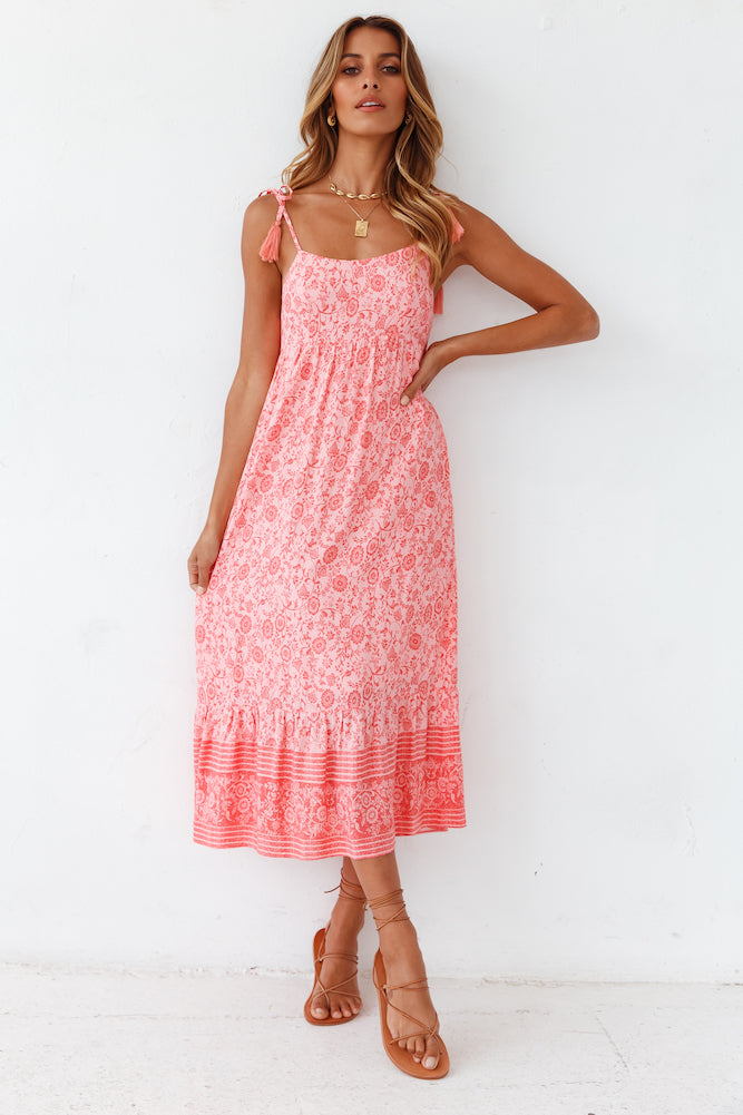 Sweet Valentine Midi Dress-Seaa Fashion