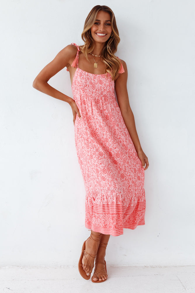 Sweet Valentine Midi Dress-Seaa Fashion