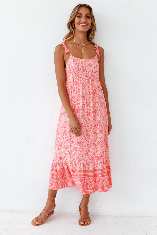 Sweet Valentine Midi Dress-Seaa Fashion