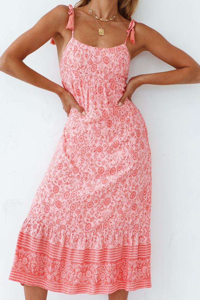 Sweet Valentine Midi Dress-Seaa Fashion