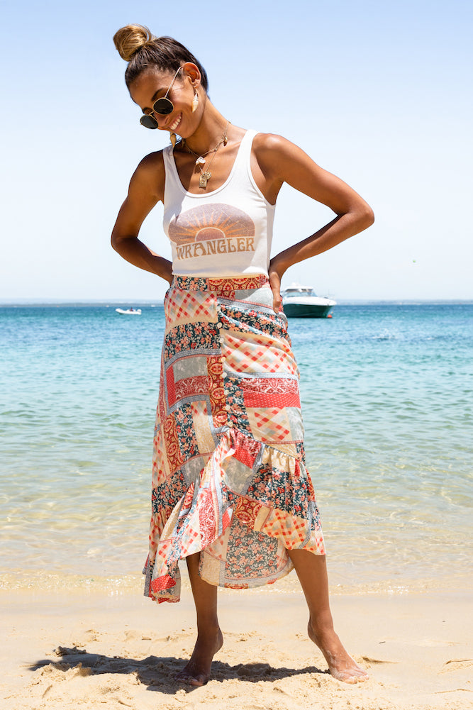 WRANGLER Our Friends Vintage Tank-Seaa Fashion