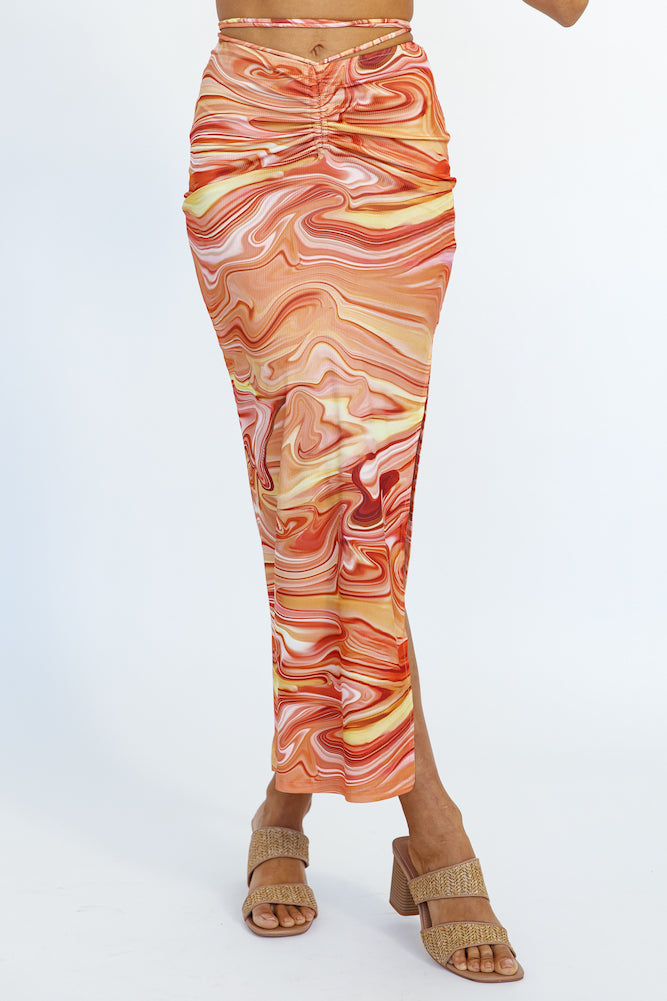 Free Of Mind Maxi Skirt-Seaa Fashion