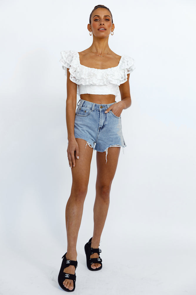 Amiens Crop Top White-Seaa Fashion
