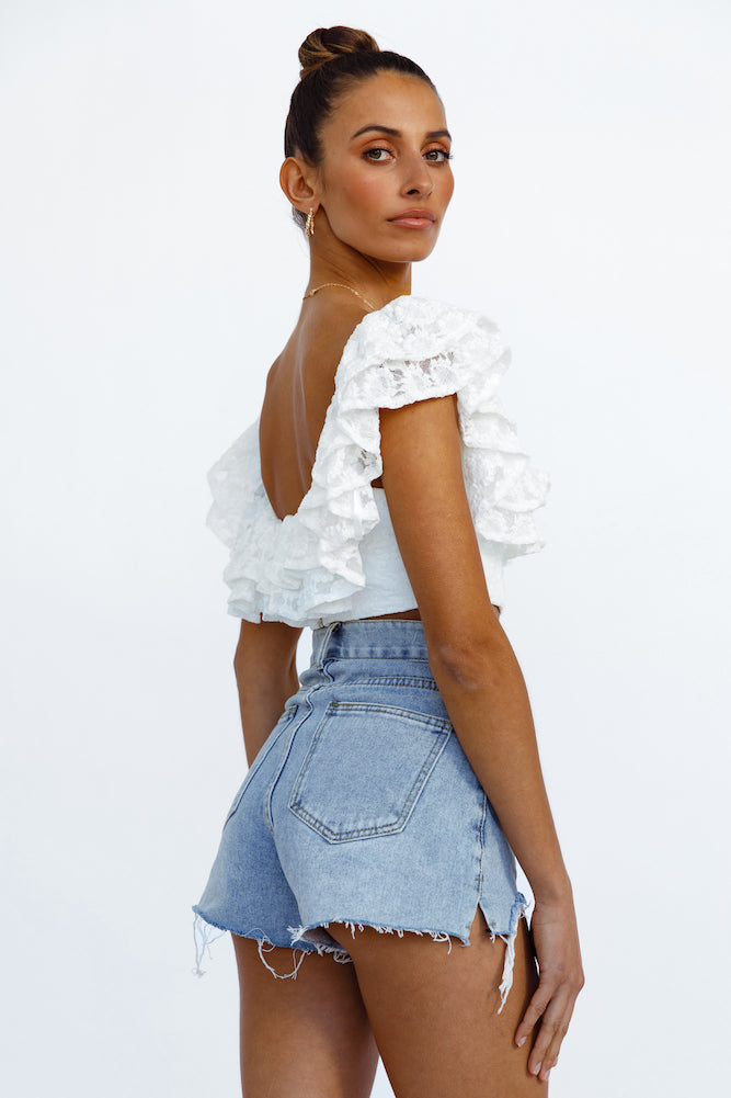Amiens Crop Top White-Seaa Fashion