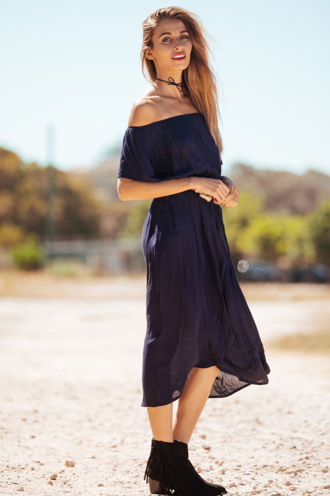 Muse Maxi Dress Navy-Seaa Fashion