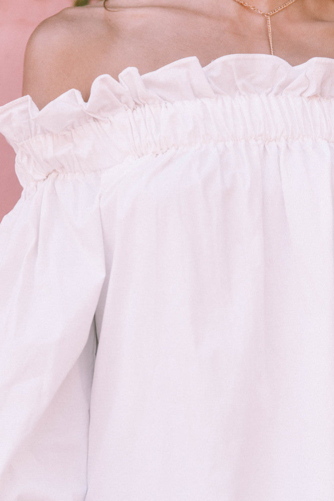 Falling Skies Dress White-Seaa Fashion