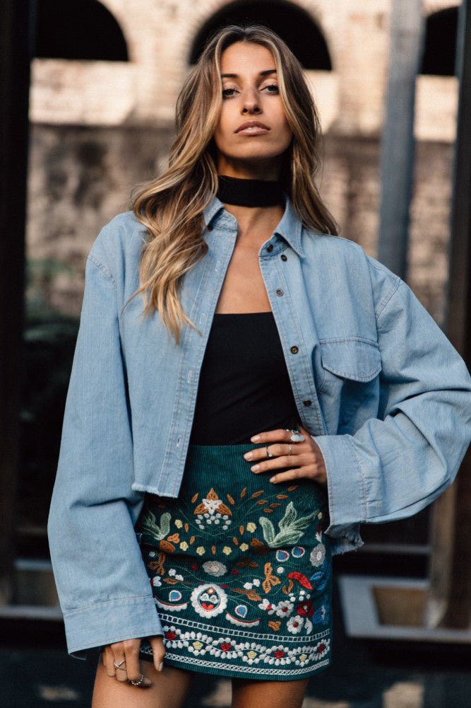 Midnight Storm Jacket Denim-Seaa Fashion