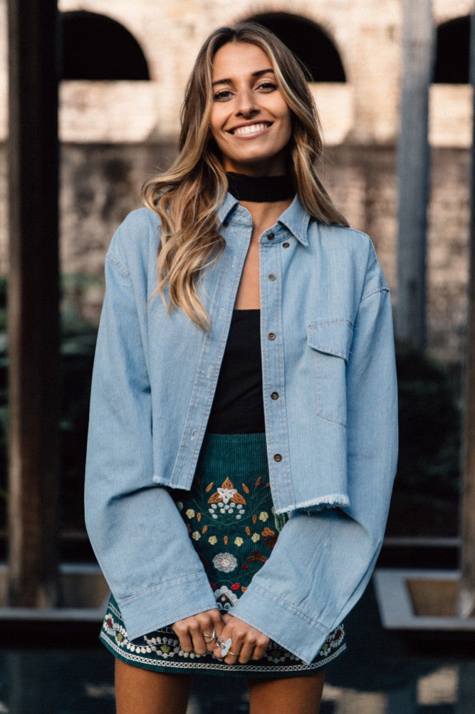 Midnight Storm Jacket Denim-Seaa Fashion