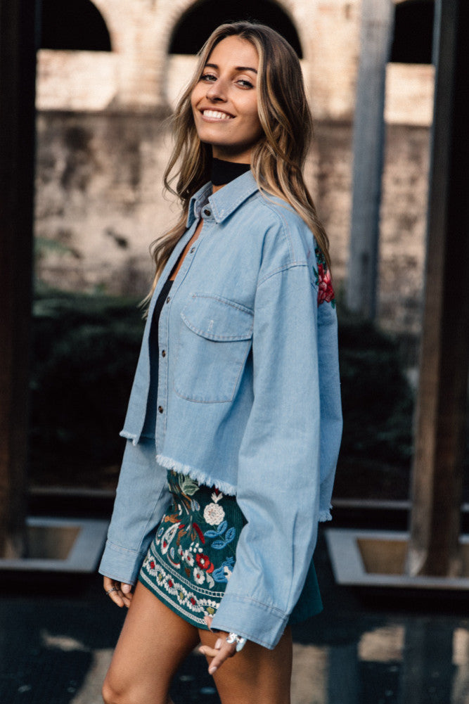 Midnight Storm Jacket Denim-Seaa Fashion