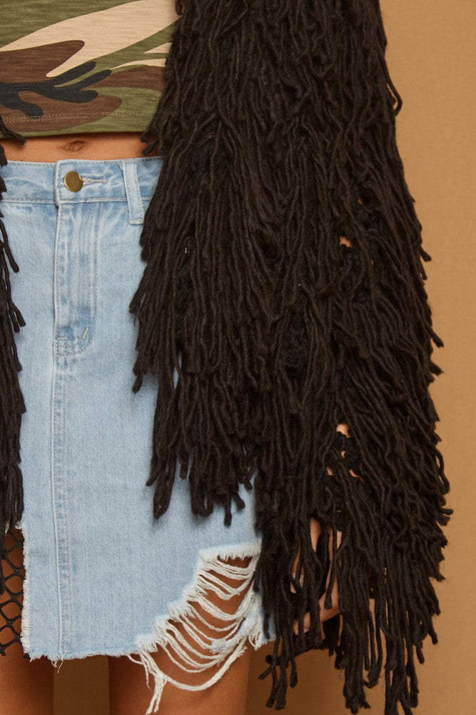 Nocturnal Knit Jacket Black-Seaa Fashion