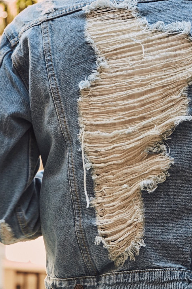 Freja Jacket Denim-Seaa Fashion