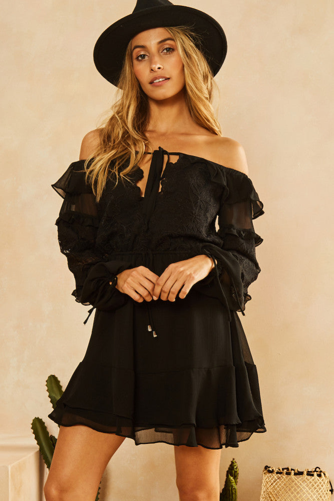 Wild Belle Dress Black-Seaa Fashion