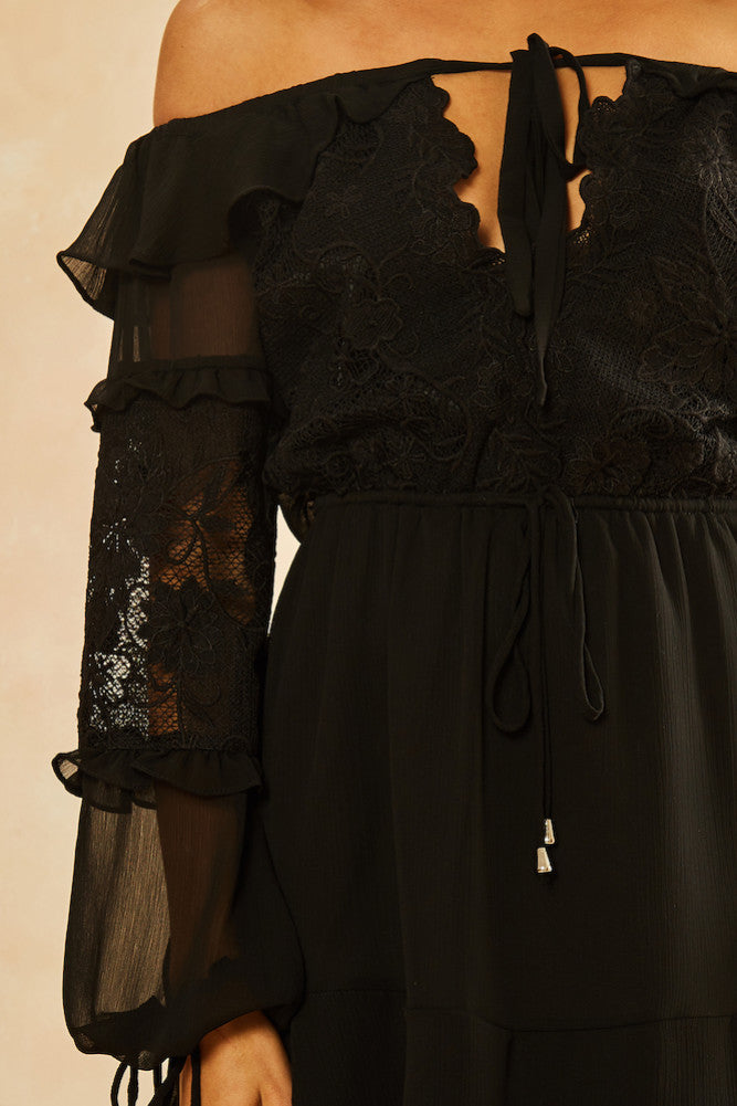 Wild Belle Dress Black-Seaa Fashion