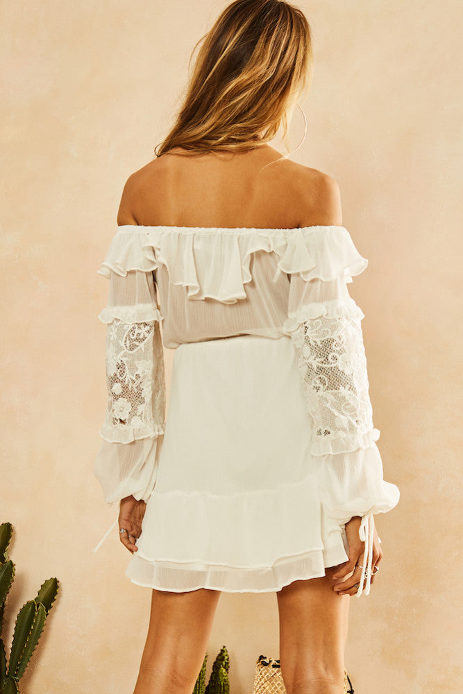 Wild Belle Dress White-Seaa Fashion