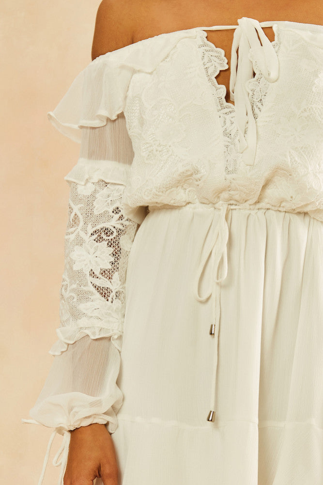 Wild Belle Dress White-Seaa Fashion