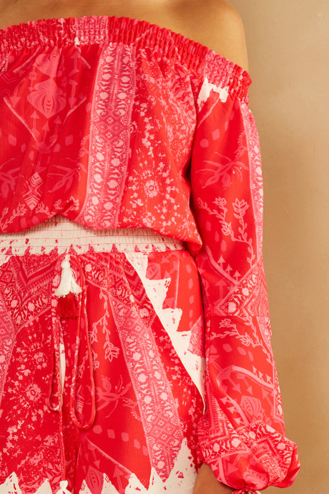 Leave Me Be Romper Hot Pink-Seaa Fashion