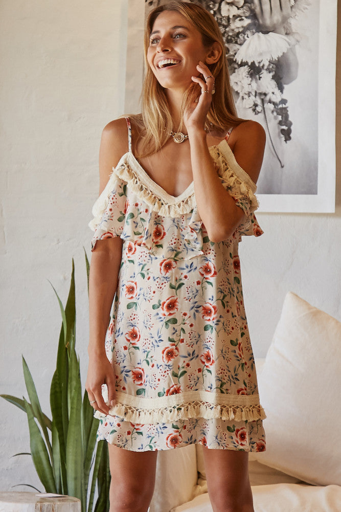 City On A Hill Dress Beige-Seaa Fashion