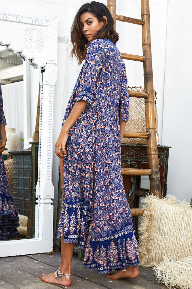 Ava Maxi Dress Navy-Seaa Fashion