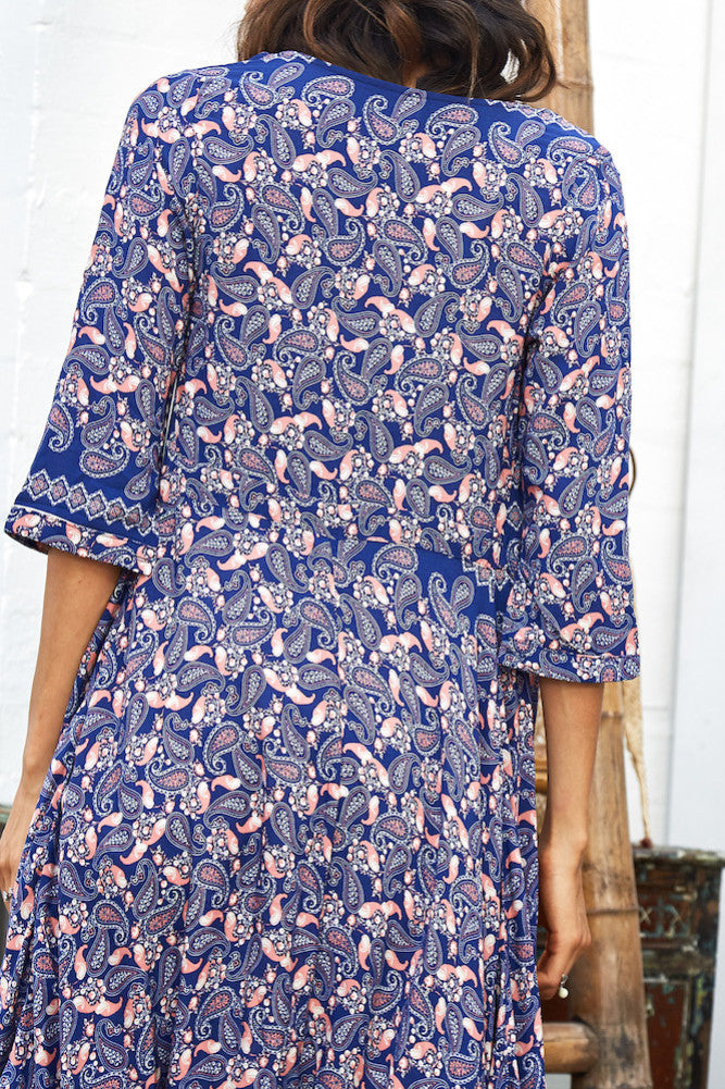 Ava Maxi Dress Navy-Seaa Fashion