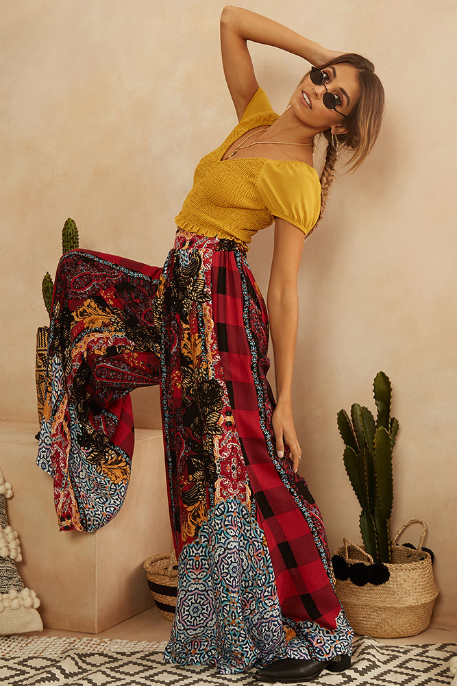 Aries Crop Top Mustard-Seaa Fashion