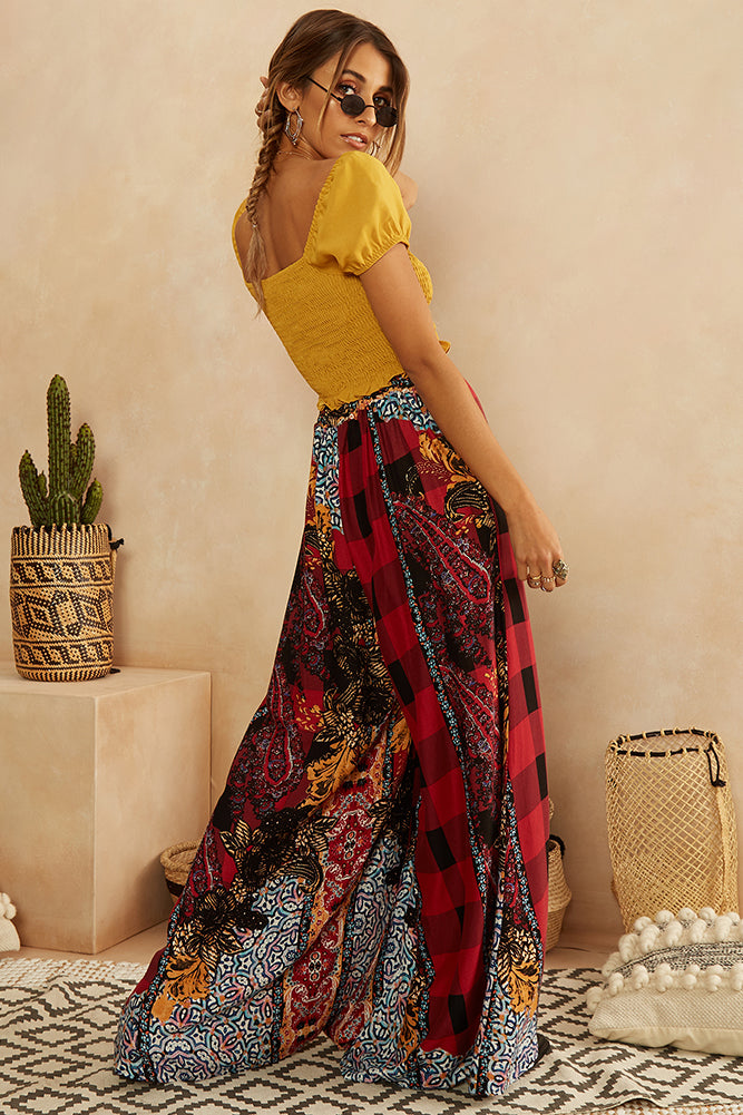 Aries Crop Top Mustard-Seaa Fashion