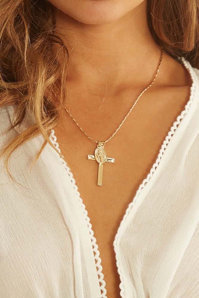 Turn To Dust Necklace Gold-Seaa Fashion