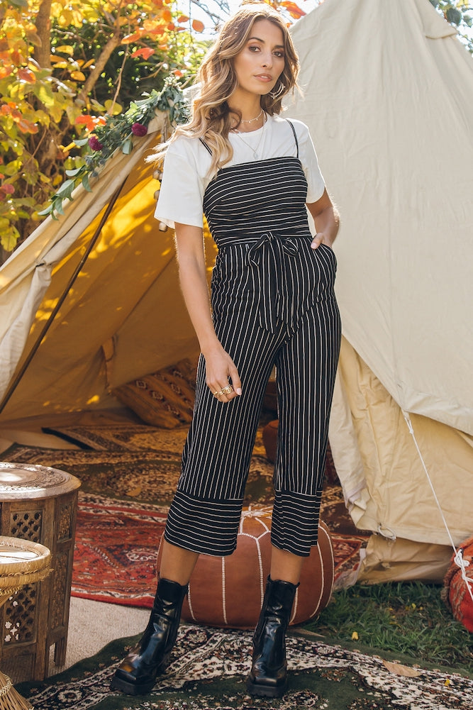 Tango In The Night Jumpsuit Black-Seaa Fashion