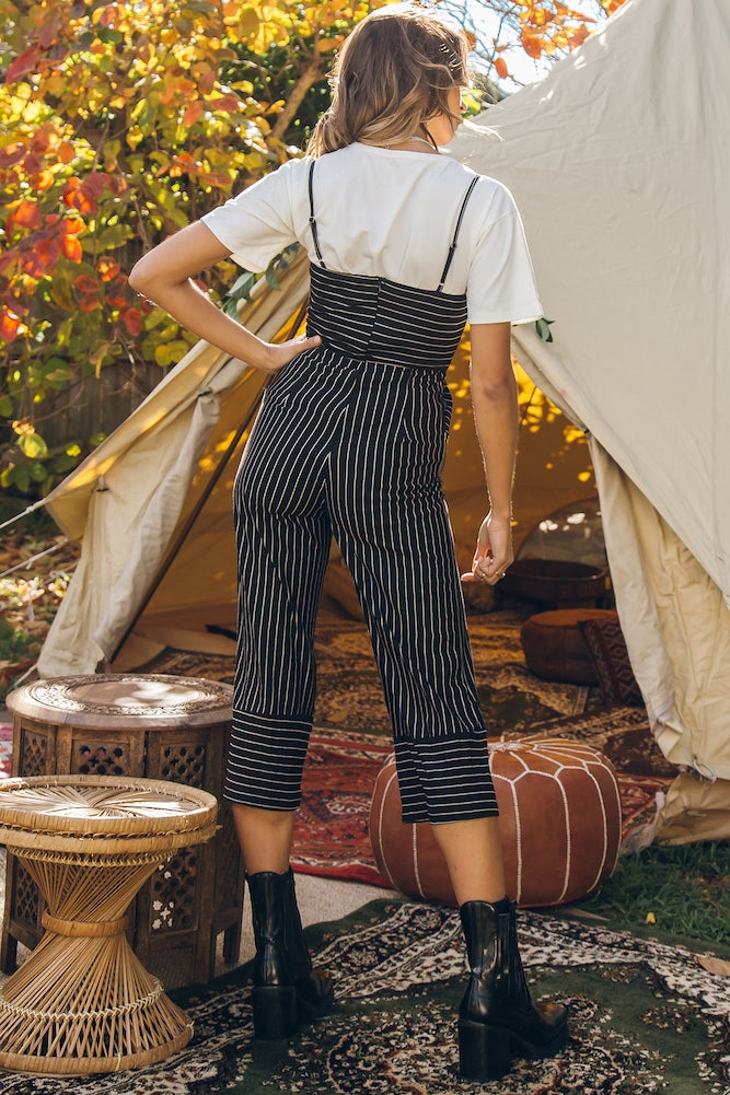 Tango In The Night Jumpsuit Black-Seaa Fashion