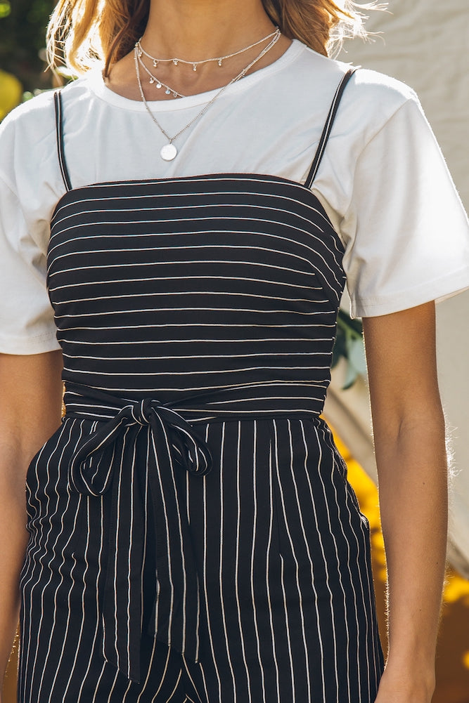 Tango In The Night Jumpsuit Black-Seaa Fashion