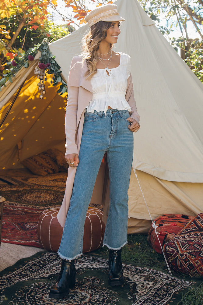 Burning Bridges Cardigan Mocha-Seaa Fashion