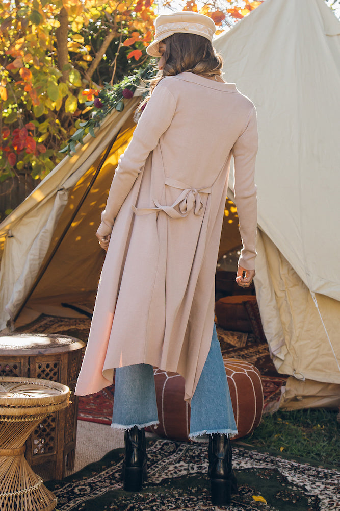 Burning Bridges Cardigan Mocha-Seaa Fashion