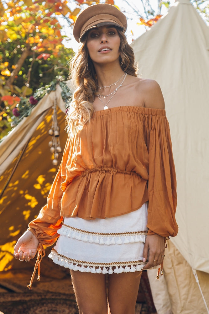 World Turning Top Tobacco-Seaa Fashion