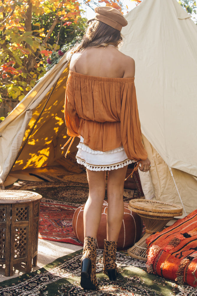 World Turning Top Tobacco-Seaa Fashion