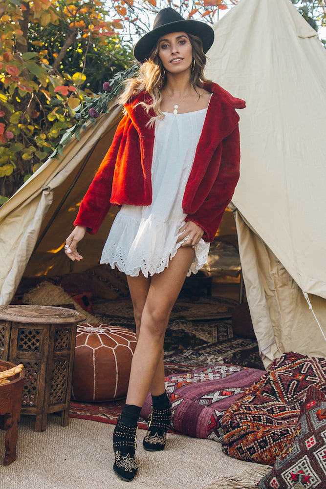 Monday Morning Jacket Red-Seaa Fashion