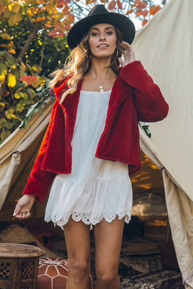 Monday Morning Jacket Red-Seaa Fashion