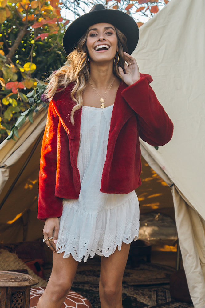 Monday Morning Jacket Red-Seaa Fashion