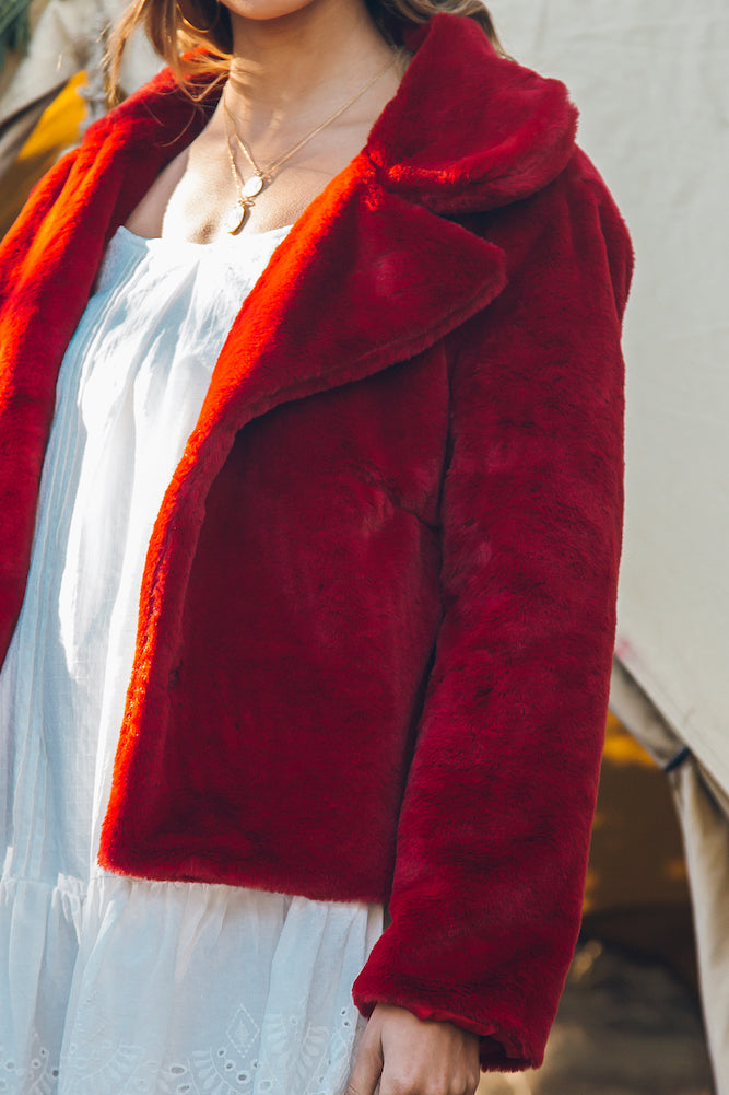 Monday Morning Jacket Red-Seaa Fashion