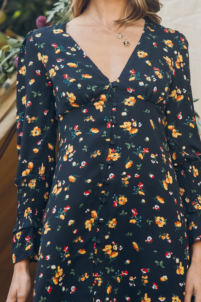 This Day And Age Dress Navy-Seaa Fashion