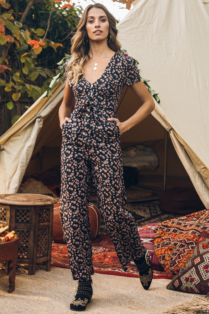 Full Moon Fever Jumpsuit Navy-Seaa Fashion