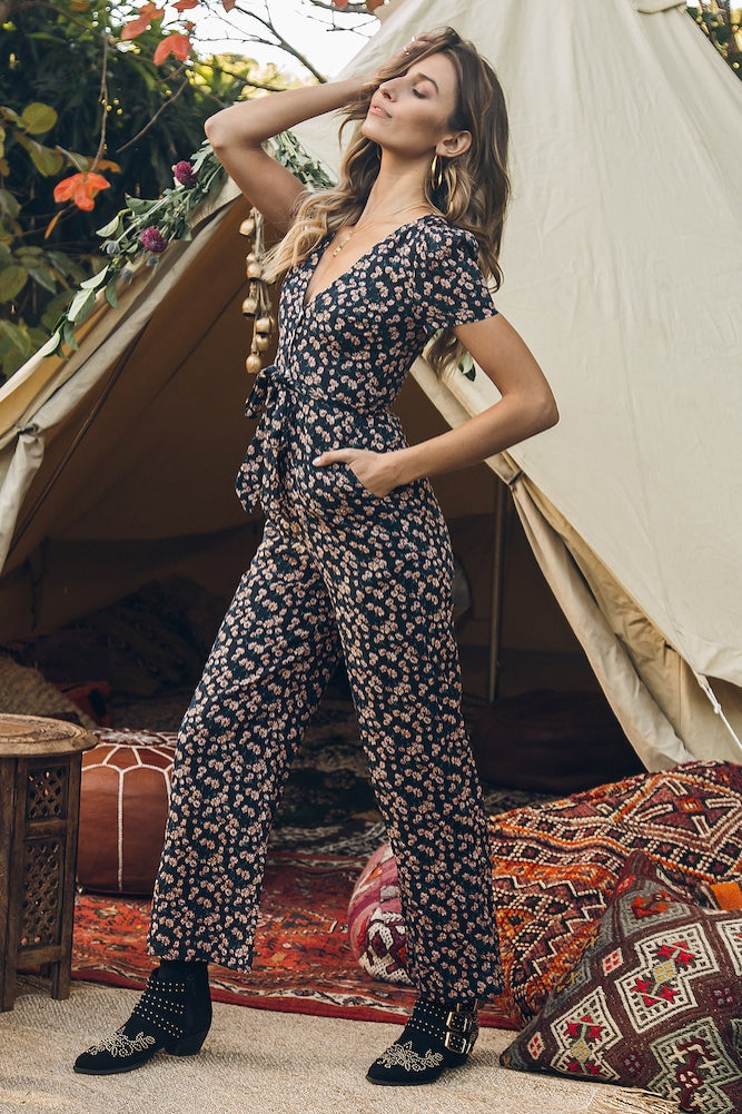 Full Moon Fever Jumpsuit Navy-Seaa Fashion