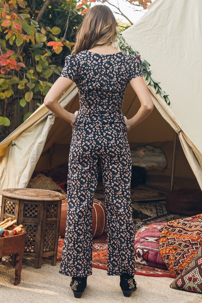 Full Moon Fever Jumpsuit Navy-Seaa Fashion