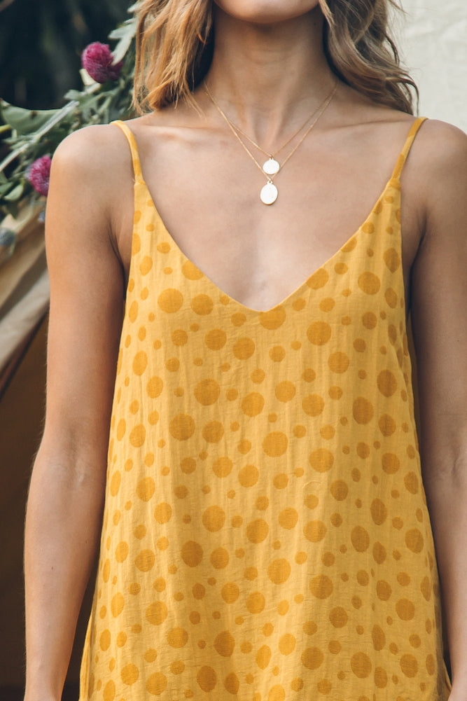 Already Gone Dress Mustard-Seaa Fashion