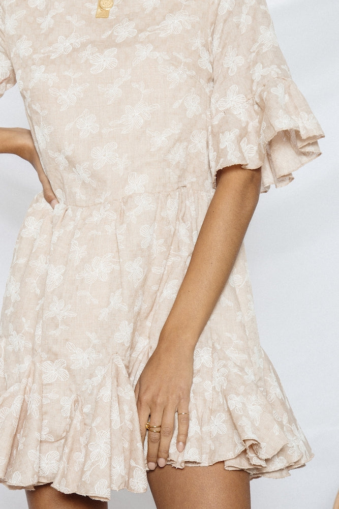 Adele Dress Mocha-Seaa Fashion