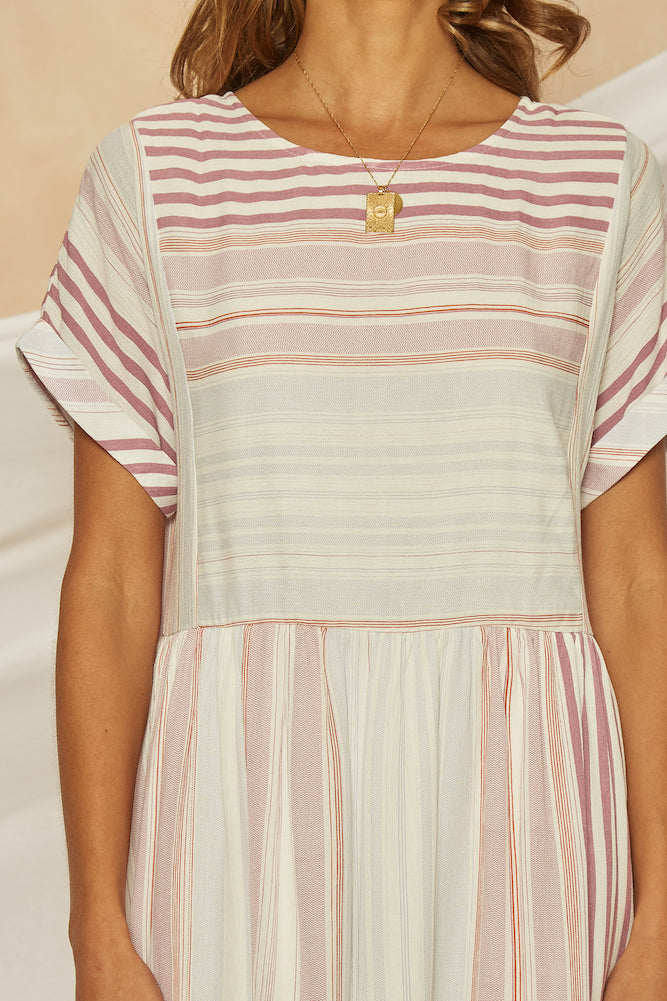 Against The Tide Dress Purple-Seaa Fashion