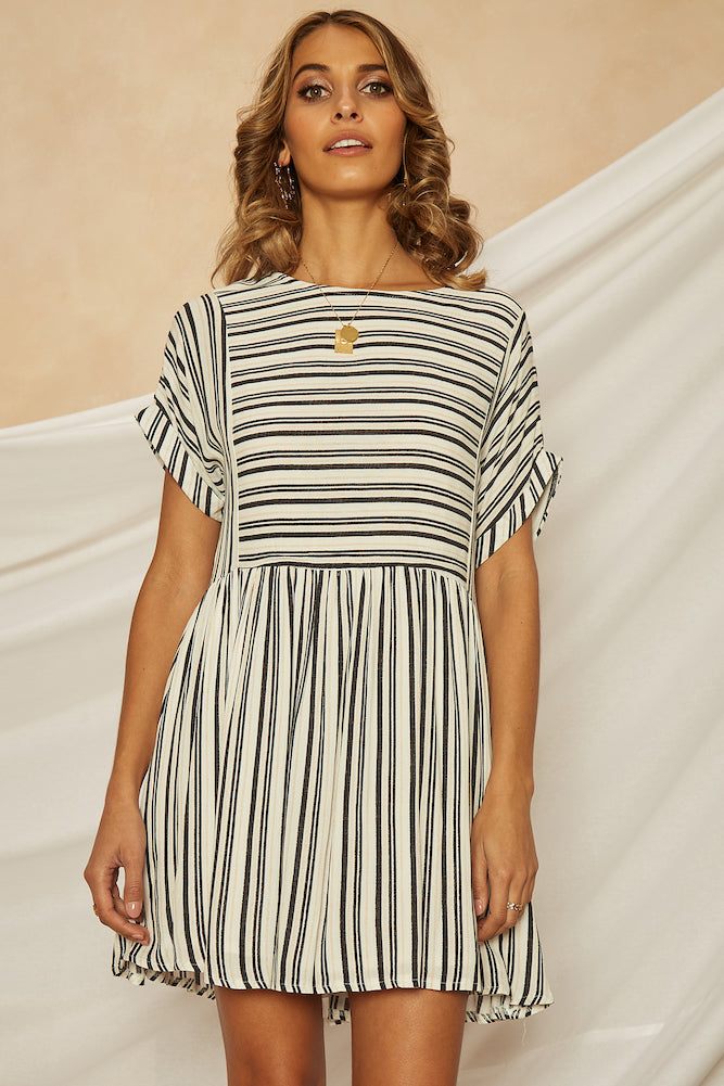 Art Is Everywhere Dress Black-Seaa Fashion