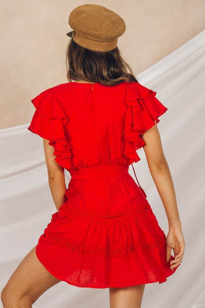 White Sands Dress Red-Seaa Fashion