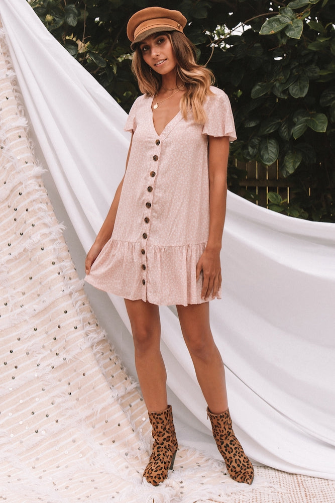 Clarendon Dress Pink-Seaa Fashion