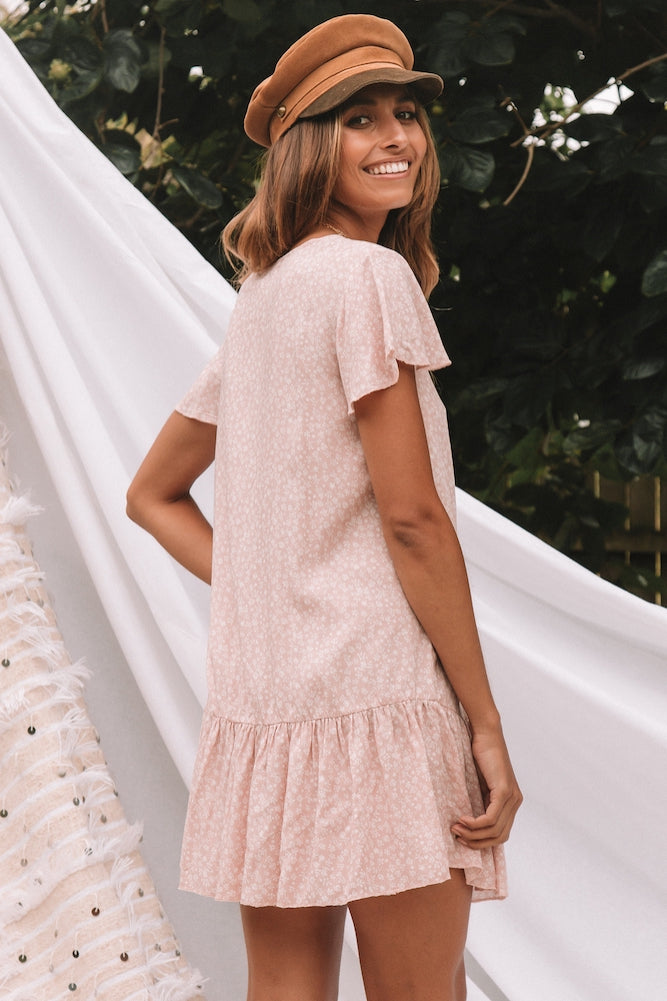 Clarendon Dress Pink-Seaa Fashion