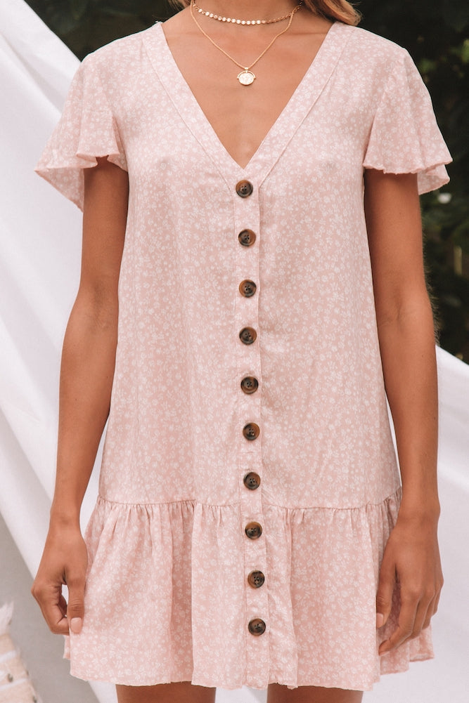 Clarendon Dress Pink-Seaa Fashion